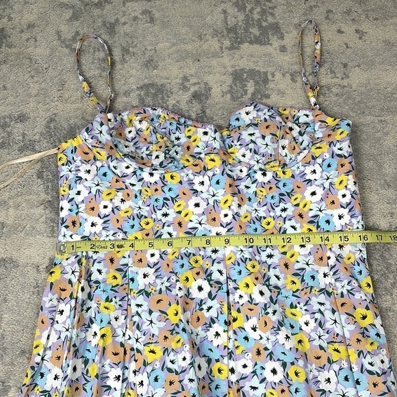 NWT Agua by Agua Bendita Mambo La Fania Lila Multicolor Floral Spring Sz L - Picture 10 of 16